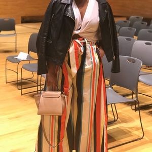 Striped Palazzo Pants